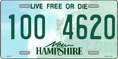 NH license plate 1004620