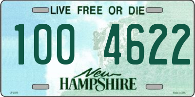 NH license plate 1004622