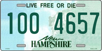 NH license plate 1004657