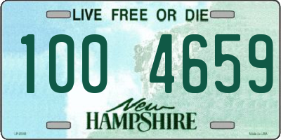 NH license plate 1004659