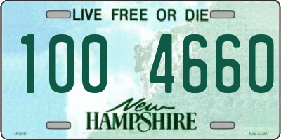 NH license plate 1004660