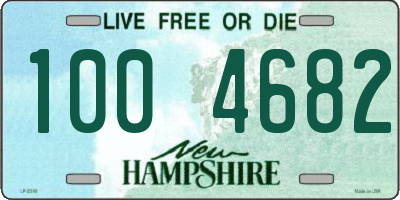 NH license plate 1004682