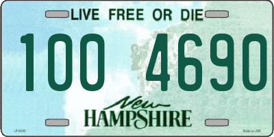 NH license plate 1004690