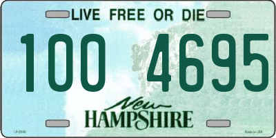 NH license plate 1004695