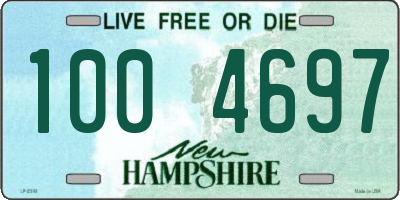 NH license plate 1004697