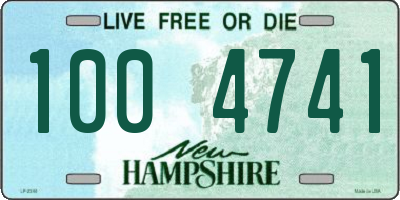 NH license plate 1004741