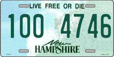 NH license plate 1004746