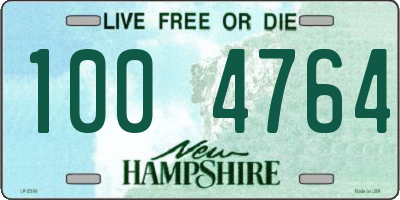 NH license plate 1004764