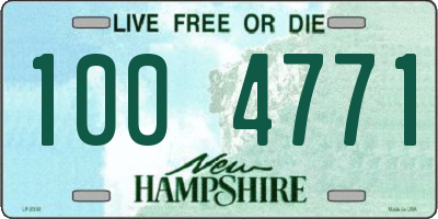 NH license plate 1004771