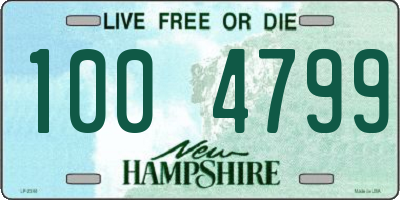 NH license plate 1004799