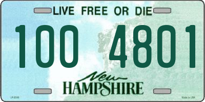 NH license plate 1004801