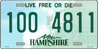 NH license plate 1004811