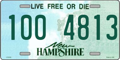 NH license plate 1004813