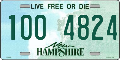 NH license plate 1004824