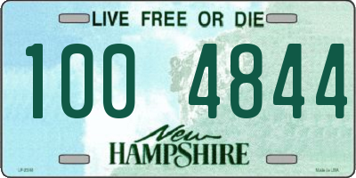 NH license plate 1004844