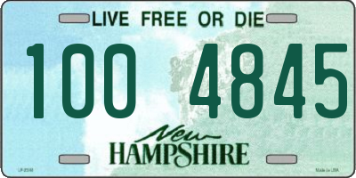 NH license plate 1004845