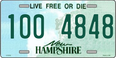 NH license plate 1004848