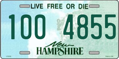 NH license plate 1004855