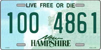 NH license plate 1004861