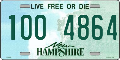 NH license plate 1004864