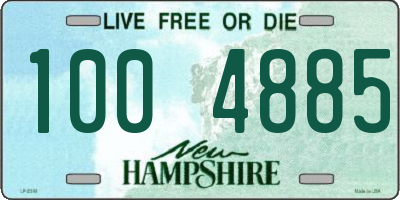 NH license plate 1004885