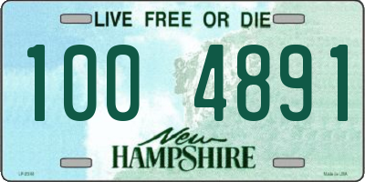 NH license plate 1004891