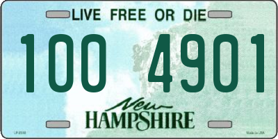 NH license plate 1004901