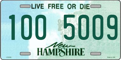 NH license plate 1005009