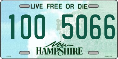 NH license plate 1005066