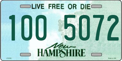 NH license plate 1005072