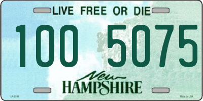 NH license plate 1005075