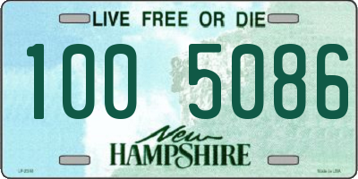 NH license plate 1005086