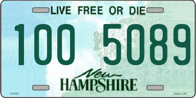 NH license plate 1005089