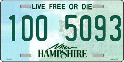 NH license plate 1005093