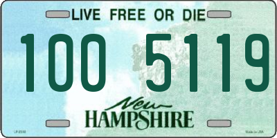 NH license plate 1005119