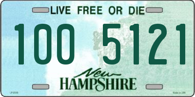 NH license plate 1005121