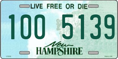 NH license plate 1005139