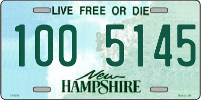 NH license plate 1005145