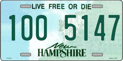 NH license plate 1005147