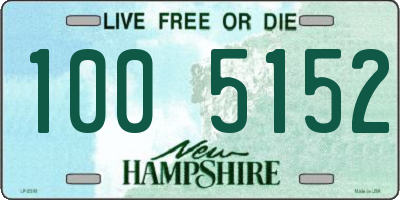 NH license plate 1005152