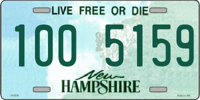 NH license plate 1005159