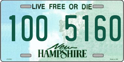 NH license plate 1005160