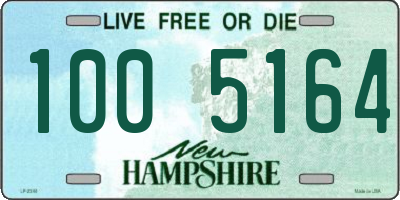 NH license plate 1005164