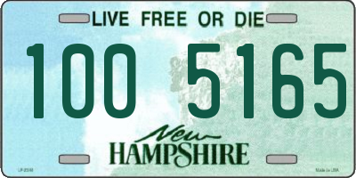 NH license plate 1005165