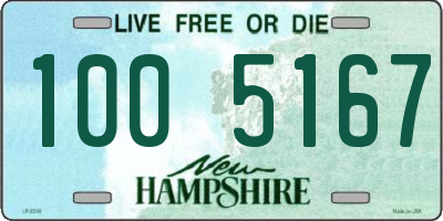 NH license plate 1005167