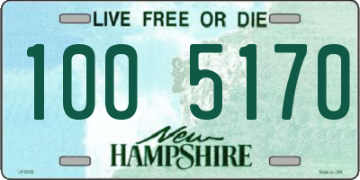 NH license plate 1005170
