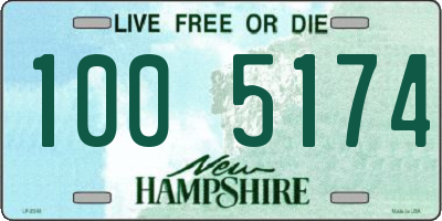 NH license plate 1005174