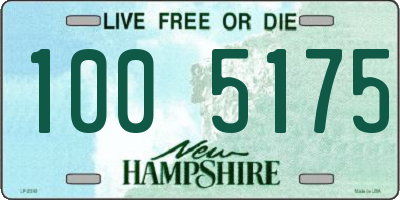 NH license plate 1005175