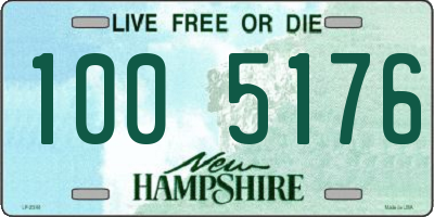 NH license plate 1005176
