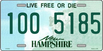 NH license plate 1005185